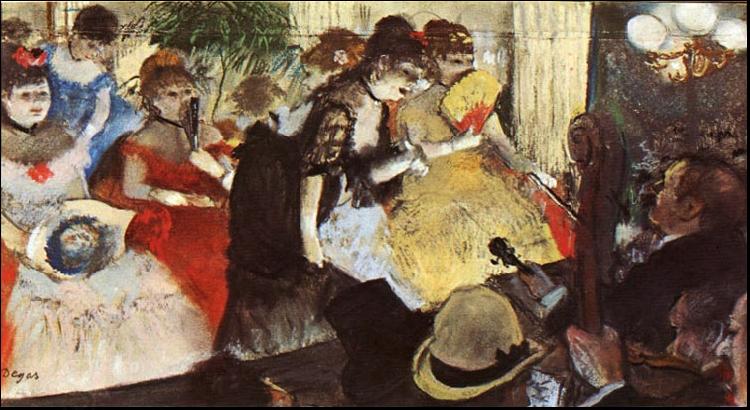 Edgar Degas Cabaret China oil painting art